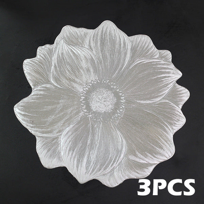 🌸Lotus-Shaped Heat-Resistant and Washable Placemat