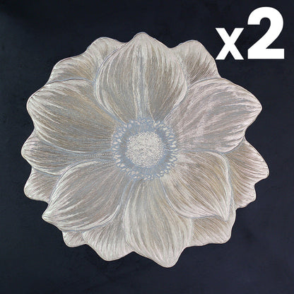 🌸Lotus-Shaped Heat-Resistant and Washable Placemat