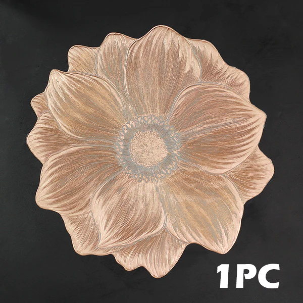 🌸Lotus-Shaped Heat-Resistant and Washable Placemat