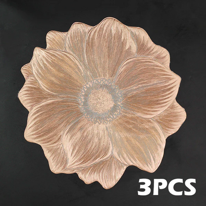 🌸Lotus-Shaped Heat-Resistant and Washable Placemat