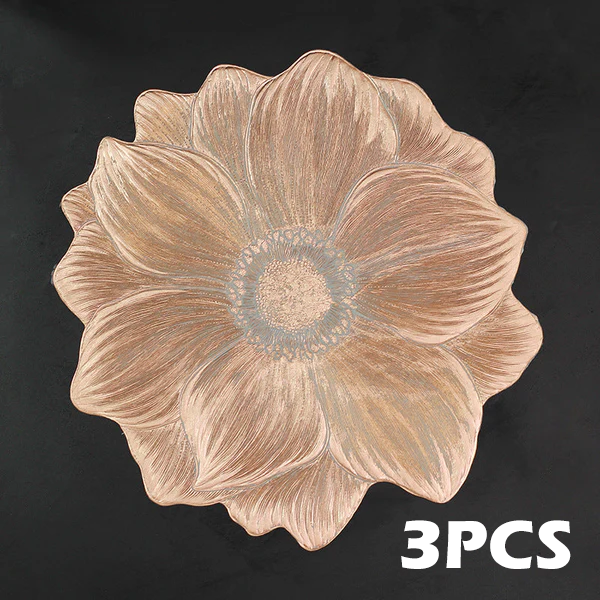 🌸Lotus-Shaped Heat-Resistant and Washable Placemat