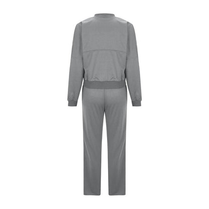 🍂Autumn discount 50%🍂Women's Long Sleeve Zip Coat Drawstring Sweatpants 2-Piece Sets