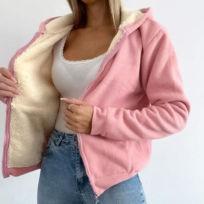 💕Women's Lined Zip-Up Hoodies