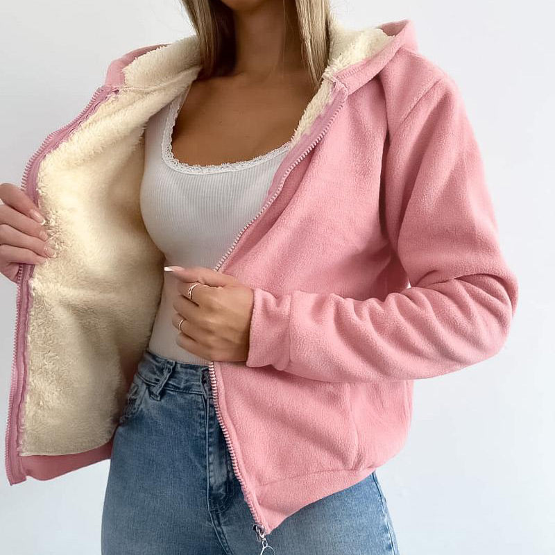💕Women's Lined Zip-Up Hoodies