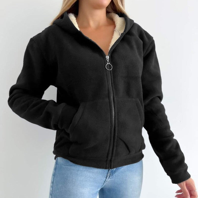 💕Women's Lined Zip-Up Hoodies