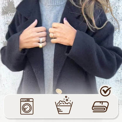 🌷Women's Long-sleeve Tweed Lapel Coat