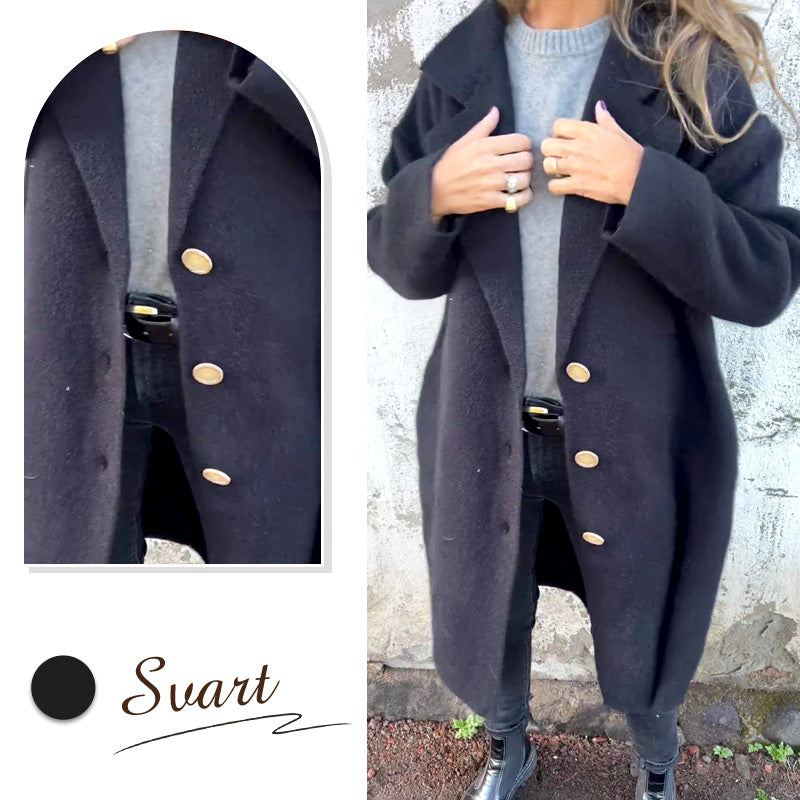 🌷Women's Long-sleeve Tweed Lapel Coat