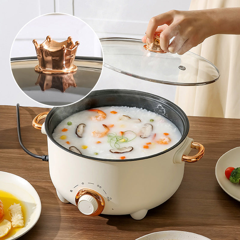 🔥Limited Time 50% OFF🔥Multifuntional Electric Non-Stick Cooker with Steamer