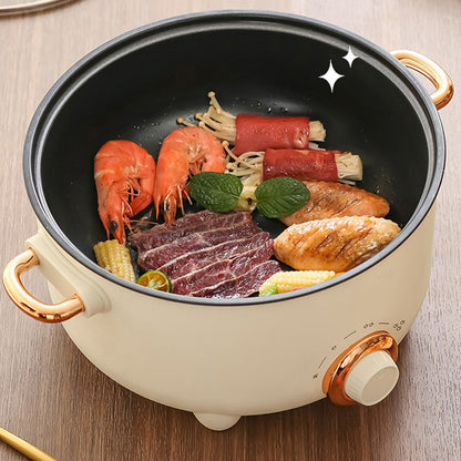 🔥Limited Time 50% OFF🔥Multifuntional Electric Non-Stick Cooker with Steamer