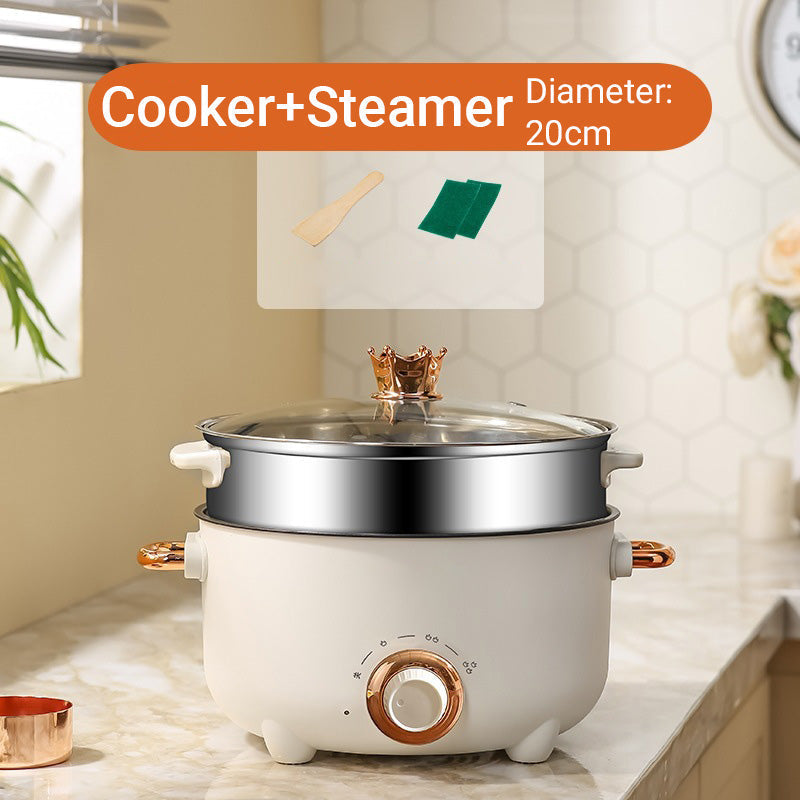 🔥Limited Time 50% OFF🔥Multifuntional Electric Non-Stick Cooker with Steamer
