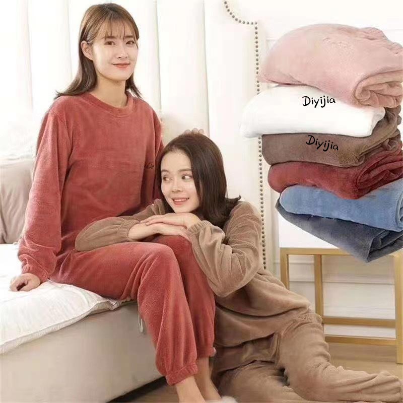 🔥Early Black Friday Sale:50% OFF🔥Women’s Loose Warm Coral Plush Pajamas Set