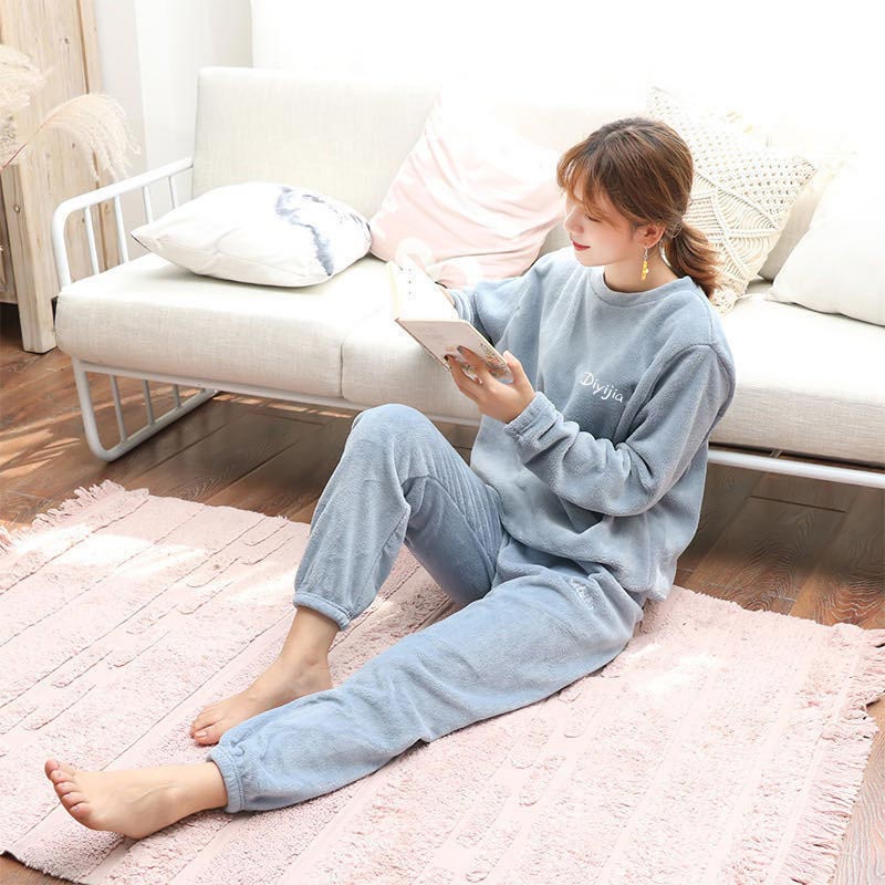 🔥Early Black Friday Sale:50% OFF🔥Women’s Loose Warm Coral Plush Pajamas Set