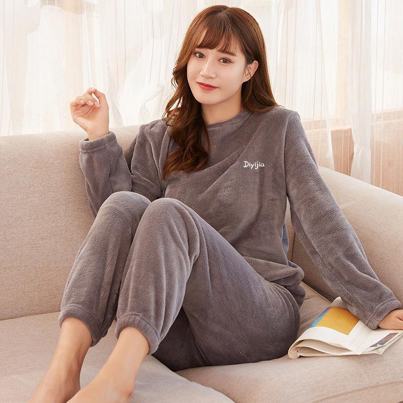 🔥Early Black Friday Sale:50% OFF🔥Women’s Loose Warm Coral Plush Pajamas Set