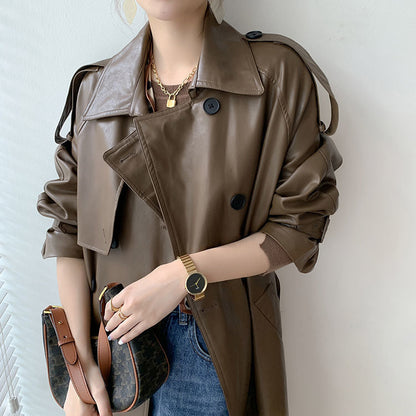🔥Early Black Friday Sale:50% OFF🔥Women's Vintage Leather Coat