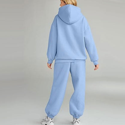 🔥🖤Black Friday Sale:50% OFF🔥Casual Hooded Long-Sleeve Tops ＆ Pants 2-Piece Set