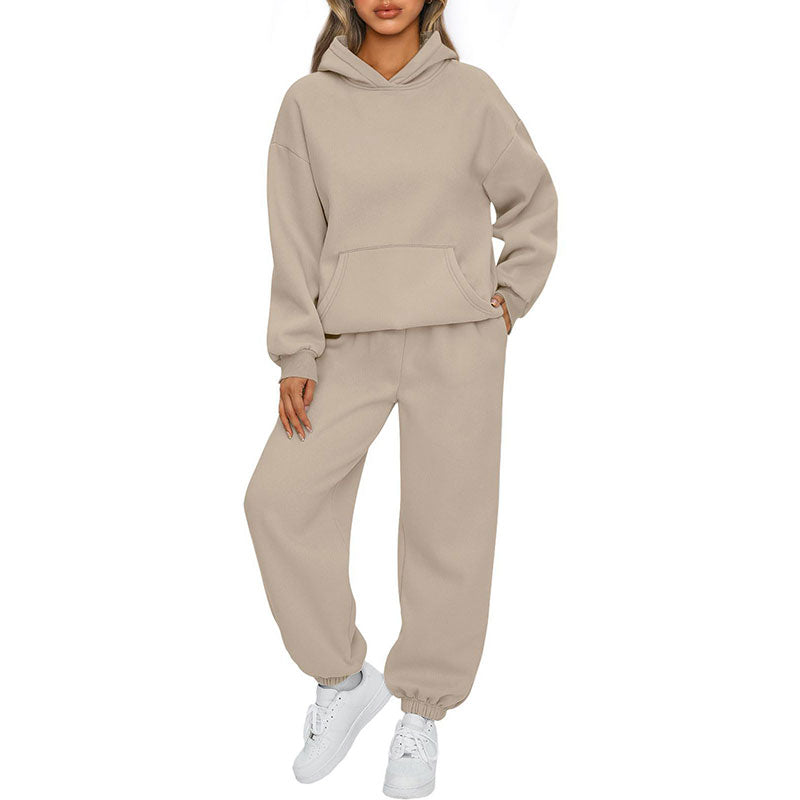 🔥🖤Black Friday Sale:50% OFF🔥Casual Hooded Long-Sleeve Tops ＆ Pants 2-Piece Set