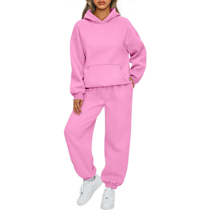 🔥🖤Black Friday Sale:50% OFF🔥Casual Hooded Long-Sleeve Tops ＆ Pants 2-Piece Set