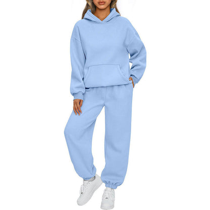 🔥🖤Black Friday Sale:50% OFF🔥Casual Hooded Long-Sleeve Tops ＆ Pants 2-Piece Set