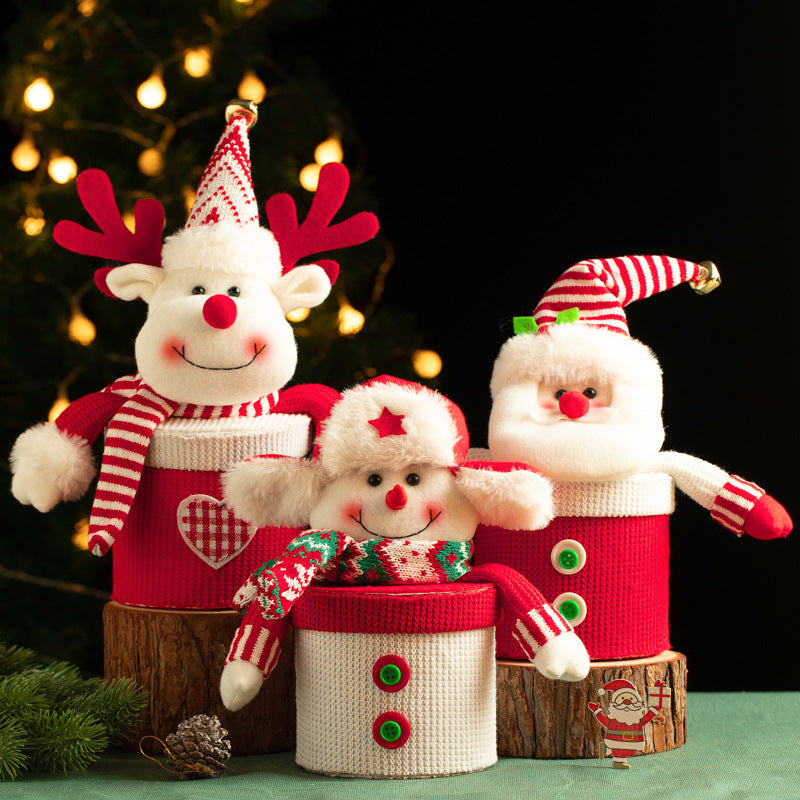 🎅Xmas Sales - 50% OFF🎄 Christmas Eve Apple Candy Gift Box zanzzea