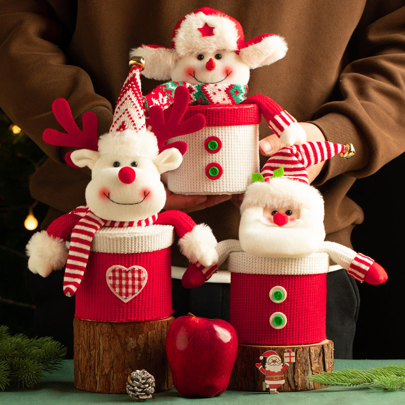 🎅Xmas Sales - 50% OFF🎄 Christmas Eve Apple Candy Gift Box zanzzea