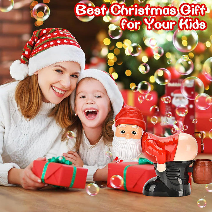 🎅Une réduction de 50%🎄Machine à Bulles Amusante de Père Noël zanzzea