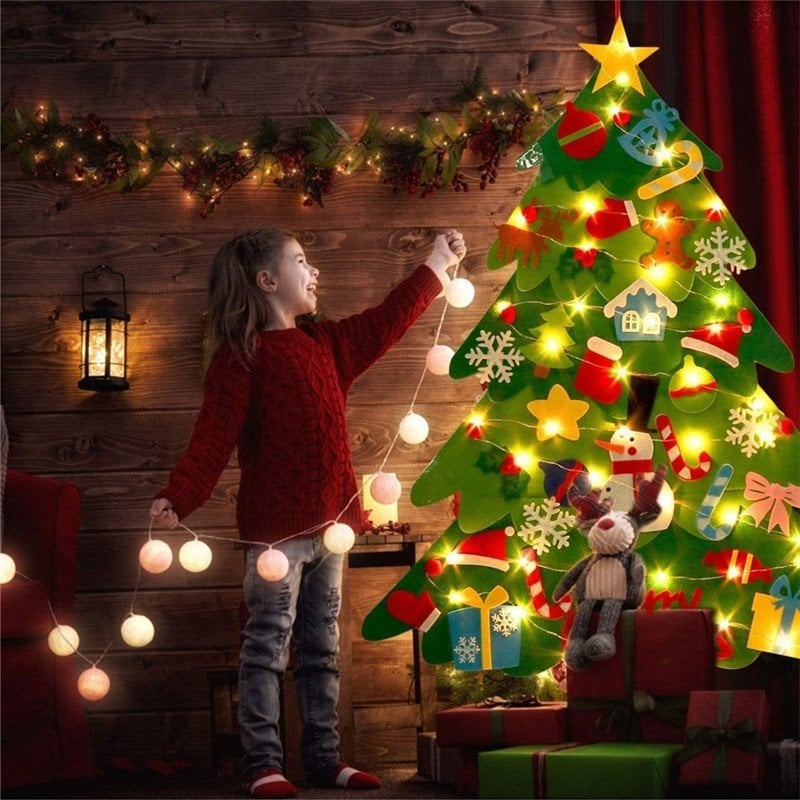 🎅Xmas Sales - 50% OFF🎄DIY Felt Christmas Tree Set