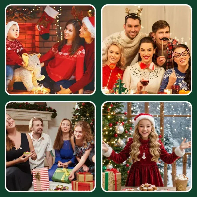 🎅Xmas Sales - 50% OFF🎄12 Sheets Christmas christmas face stickers zanzzea