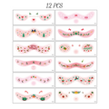 🎅Xmas Sales - 50% OFF🎄12 Sheets Christmas christmas face stickers