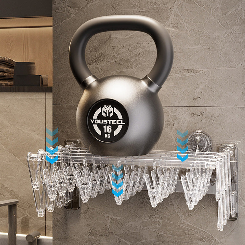 🎅Xmas Sales - 50% OFF🎄20-Clip Foldable Suction Cup Drying Racks zanzzea