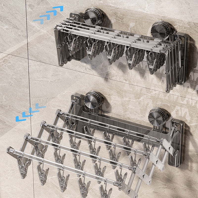 🎅Xmas Sales - 50% OFF🎄20-Clip Foldable Suction Cup Drying Racks zanzzea