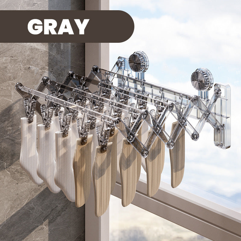 🎅Xmas Sales - 50% OFF🎄20-Clip Foldable Suction Cup Drying Racks zanzzea