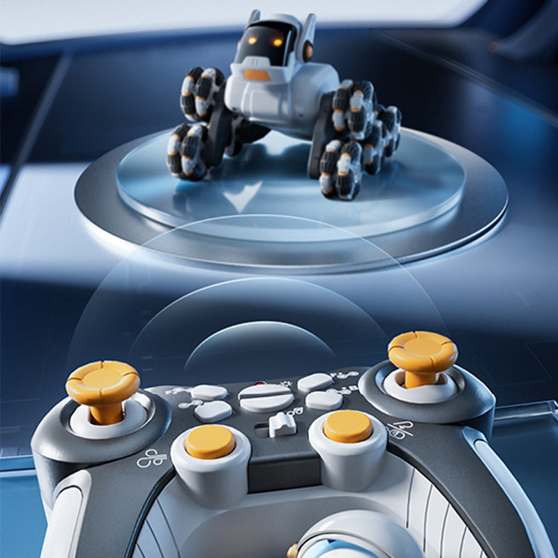 🎅Xmas Sales - 50% OFF🎄 Remote Control Rotating Robot Dog Car Toy zanzzea