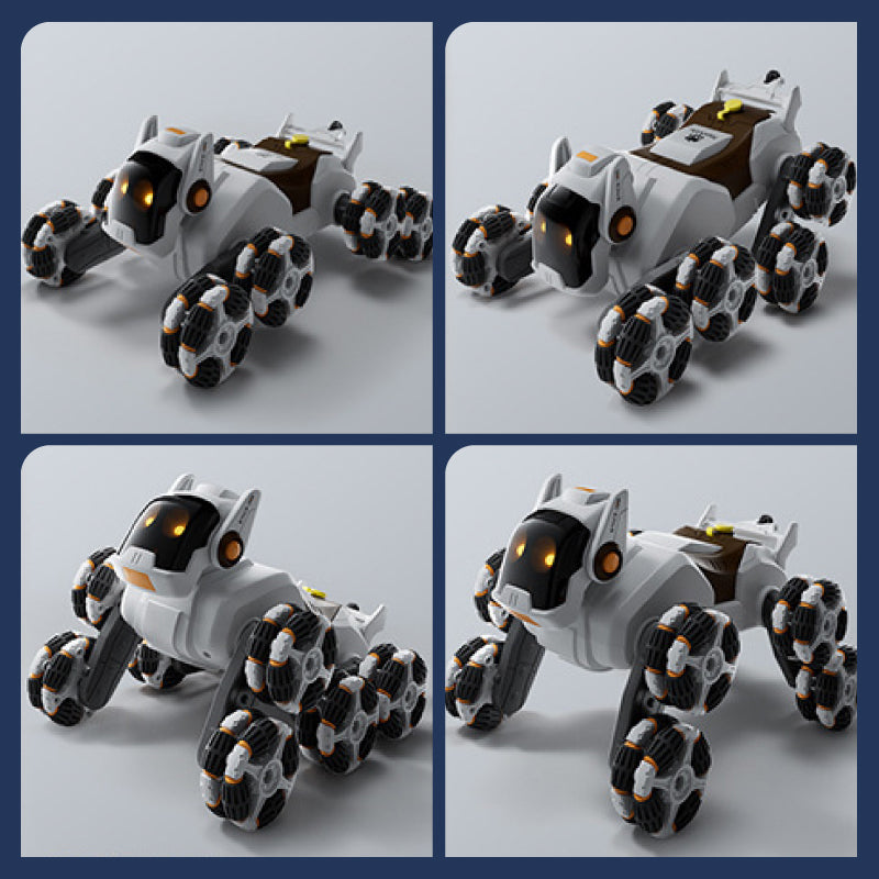 🎅Xmas Sales - 50% OFF🎄 Remote Control Rotating Robot Dog Car Toy zanzzea