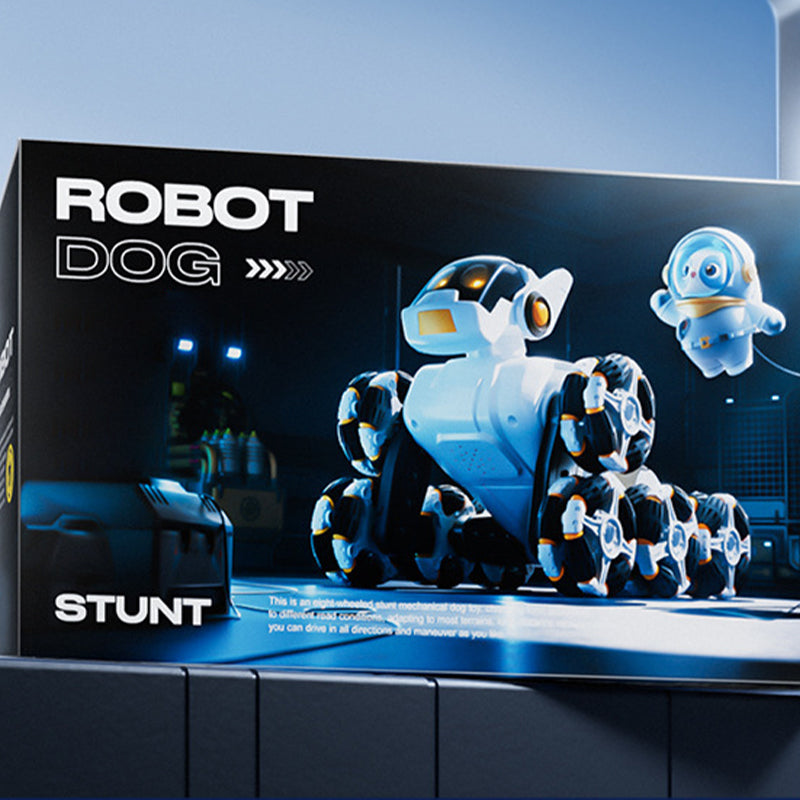 🎅Xmas Sales - 50% OFF🎄 Remote Control Rotating Robot Dog Car Toy zanzzea