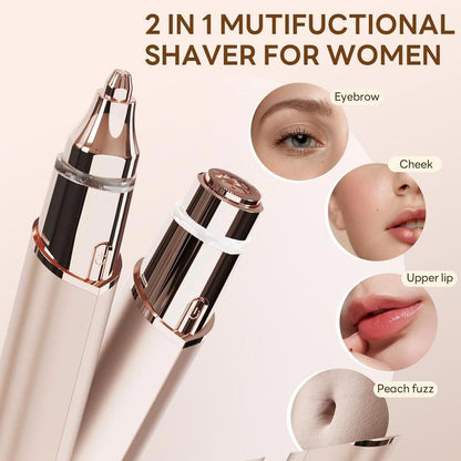 💗2-in-1 Facial Hair Remover & Eyebrow Trimmer