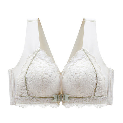 🎅Xmas Sales - 50% OFF🎄Women's Front-Clasp Lace Bra with Lift and Anti-Sagging Design