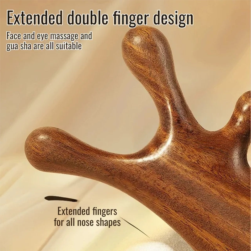 ✨LAST DAY BUY 1 GET 1 FREE!!✨4-in-1 Wooden Scalp Massage Comb Gua Sha Tool
