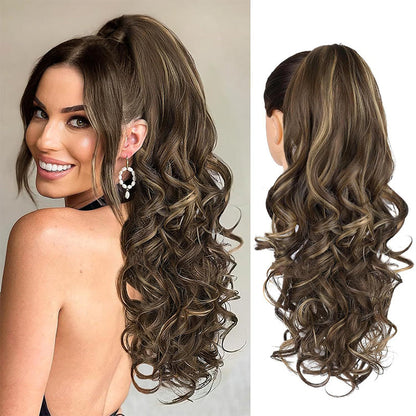 💜 LAST DAY PROMOTION - 50%OFF💜Clip-on Wavy Ponytail Extension