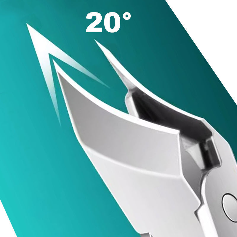 🔥LAST DAY PROMOTION -50%OFF🔥 Anti-Splash 25° Slant Edge Nail Clipper 3-Piece Set