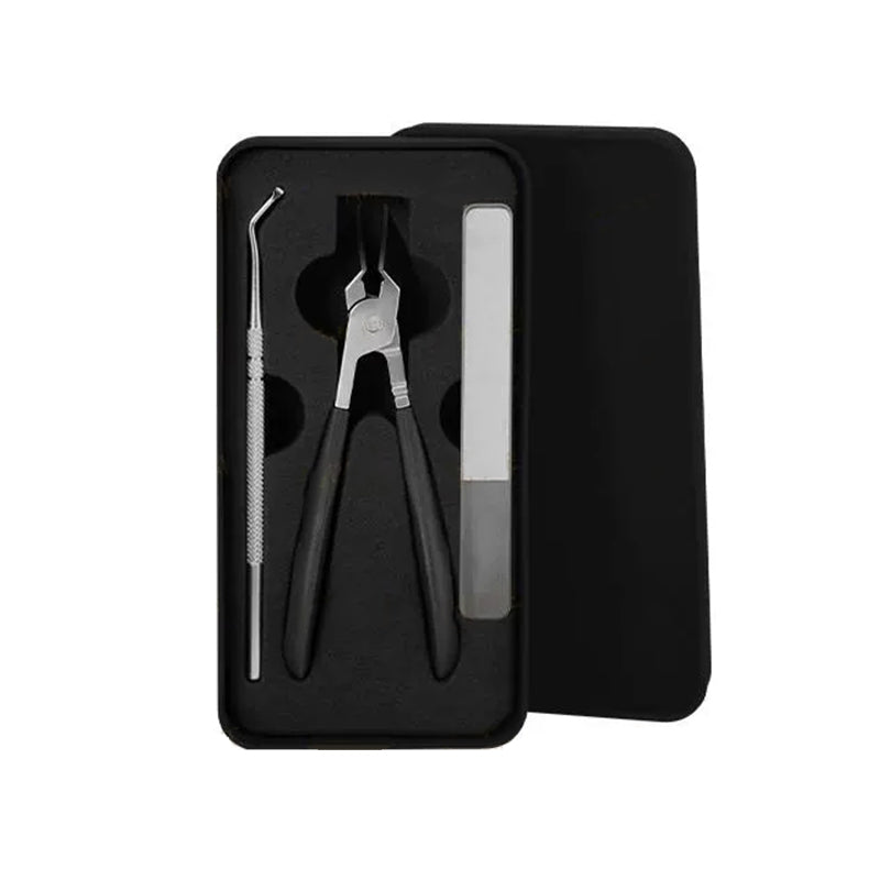 🔥LAST DAY PROMOTION -50%OFF🔥 Anti-Splash 25° Slant Edge Nail Clipper 3-Piece Set