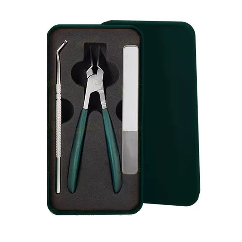 🔥LAST DAY PROMOTION -50%OFF🔥 Anti-Splash 25° Slant Edge Nail Clipper 3-Piece Set