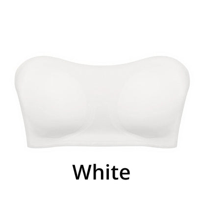 💜 LAST DAY PROMOTION - 50%OFF💜Strapless Wireless Bra with Crossover Side Closure