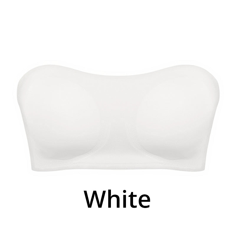 💜 LAST DAY PROMOTION - 50%OFF💜Strapless Wireless Bra with Crossover Side Closure