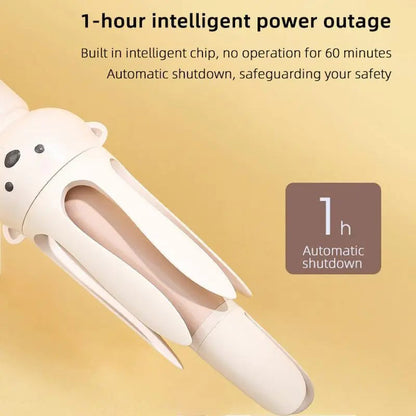🌀Perfect Curls, Zero Burns – Auto Curling Wand with Anti-Scald Tech