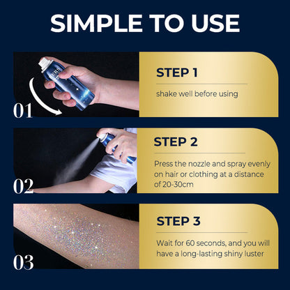 💜LAST DAY - BUY 1 GET 1 FREE💜Long-Lasting Shiny Body Glitter Spray💎💃