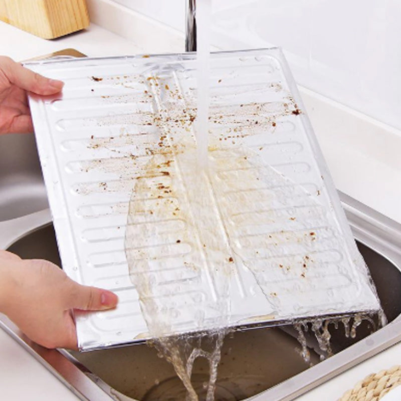 🛡️ BUY 1 GET 1 FREE! 🍳 Kitchen Oil Splatter Guard - Heat-Resistant & Flexible Silicone, Easy to Clean & Reusable for Frying/Cooking 🔥✨