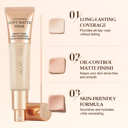 Long-Lasting Matte Concealer Foundation