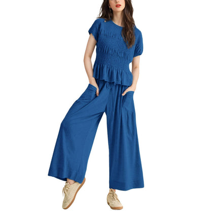 💜LAST DAY-50% OFF💜Women's Casual Fashion Two-Piece Set