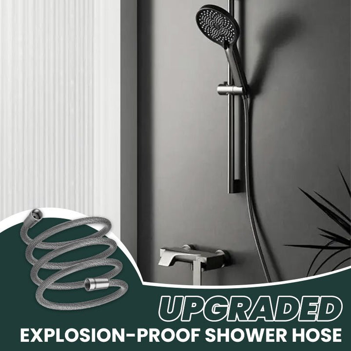 🚿✨ Improved explosion-proof braided shower hose – No more leaks or bursts! ✨🚿