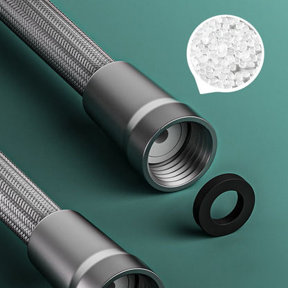 🚿✨ Improved explosion-proof braided shower hose – No more leaks or bursts! ✨🚿